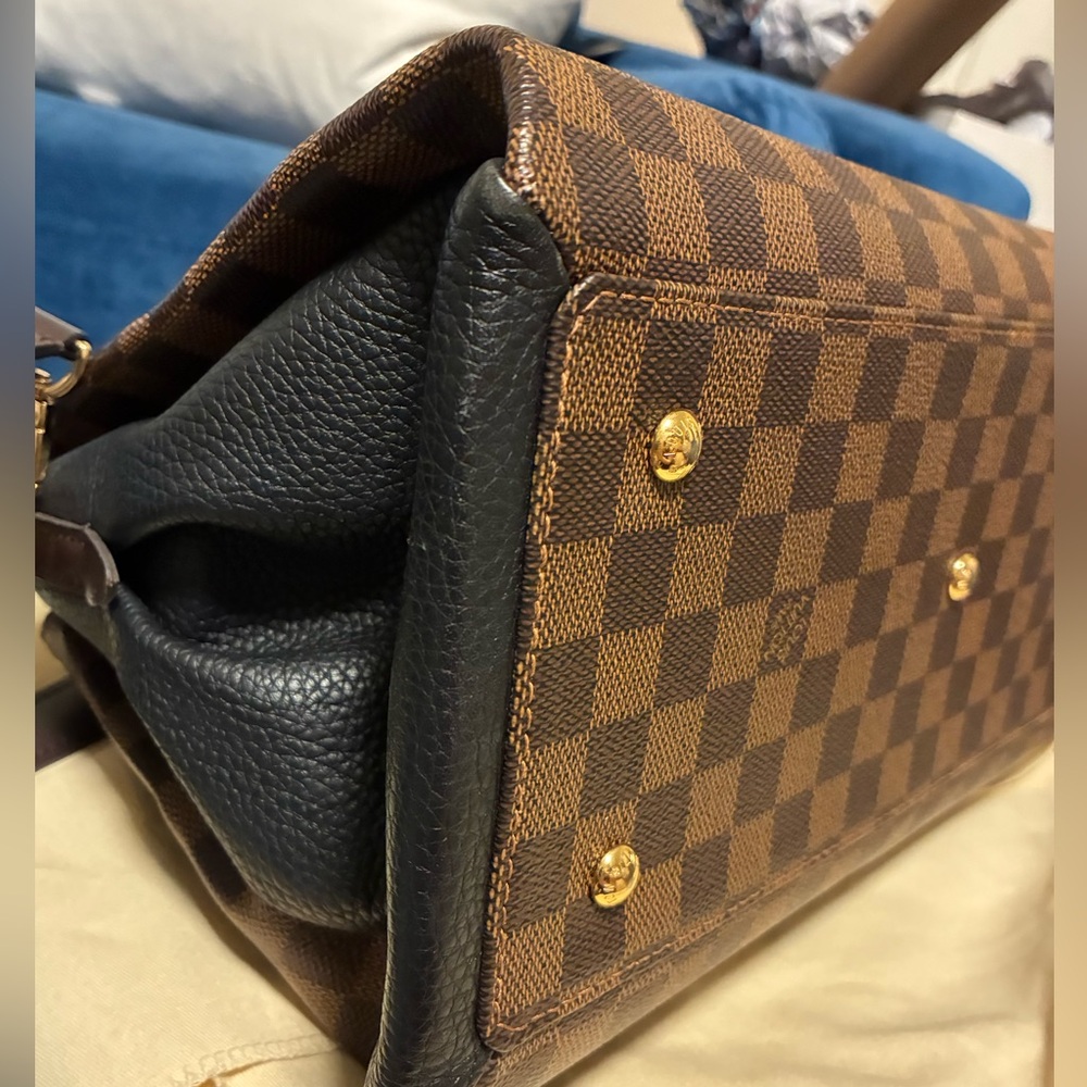 Louis Vuitton Damier Ebene Normandy hand bag with strap and dust bag - Picture 5 of 16